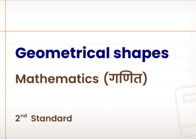 Geometrical shapes [Std2 – Mathematics]